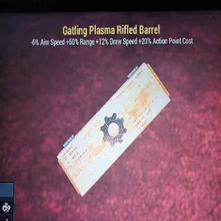 Gatling Plasma Rifled Barrel
