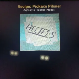 Pickaxe Pilsner Plan
