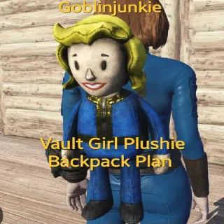 Vault Girl Plushie Backpack Plan