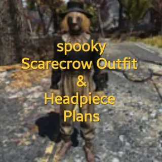 Spooky Scarecrow Outfit & Headpiece Plans