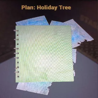 Holiday Tree Plan