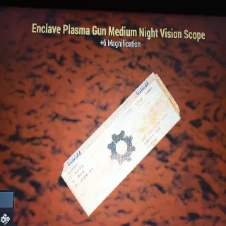 Enclave Plasma Gun Medium Night Vision Scope Mod