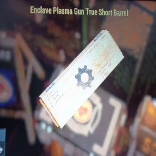 Enclave Plasma Gun True Short Barrel Mod