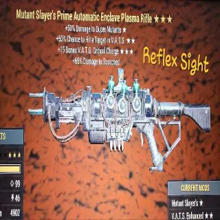 Mutant's Slayer's Prime Automatic Enclave Plasma Rifle