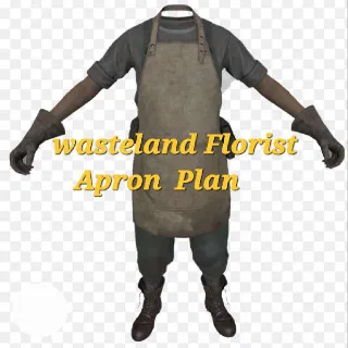 wasteland florist apron