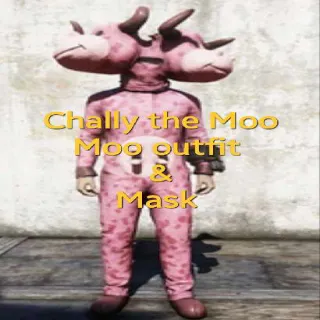 Chally The Moo Outfit & Mask