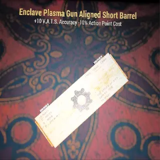 Enclave Plasma Gun Aligned Short Barrel Mod