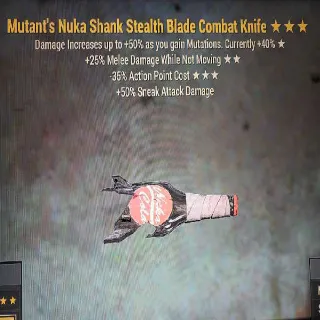 Mutant's Nuka Shank Stealth Blade Combat Knife