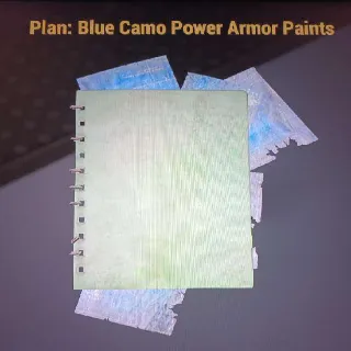 Blue Camo Power Armor Paints Plan