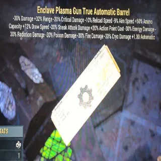 Enclave Plasma Gun True Automatic Barrel Mod