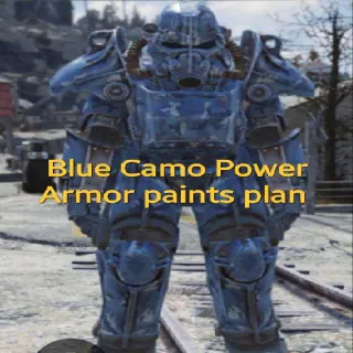 Blue Camo Power Armor Paints Plan