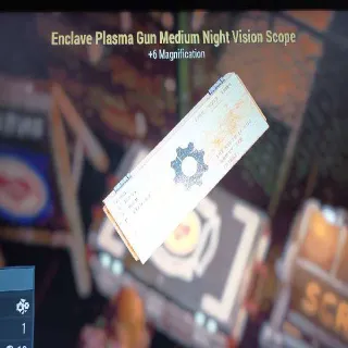 Enclave Plasma Gun Medium Night Vision Scope Mod