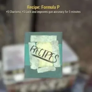 Formula P Recipe Plan
