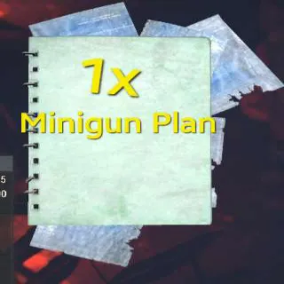 Minigun Weapon Plan