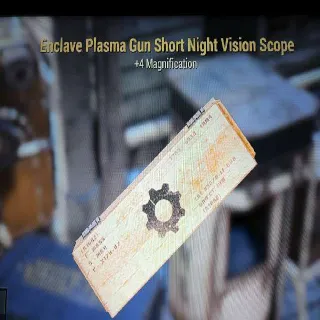 Enclave Plasma Gun Short Night Vision Scope Mod