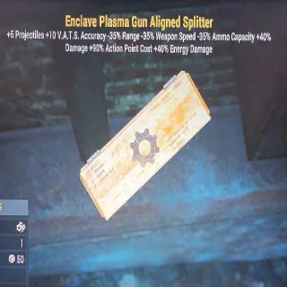 Enclave Plasma Gun Alignd Splitter