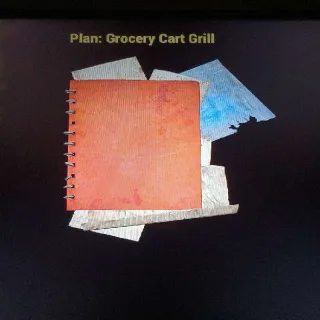 Grocery Cart Grill Plan