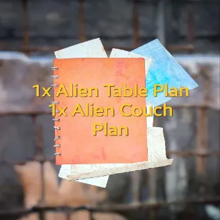 Alien Couch & Alien Table Plans