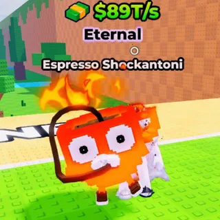 Kick A Lucky Block | Max Lvl Molten Espresso Shockantoni | $89T