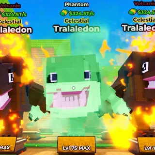 Kick A Lucky Block | 3x Tralaledon | $324.5T