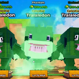Kick A Lucky Block | 3x Tralaledon | $ 324.5T