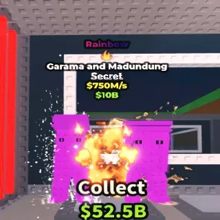 Rainbow Garama and Madundung 750m/s