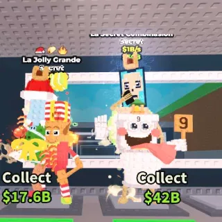 LA Secret Combinasion 1b/s & LA Jolly Grande 360m/s