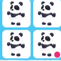 4x giant pandas