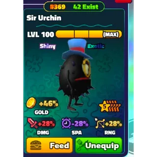 Shiny Sir Urchin 5* Max