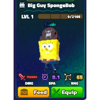 3x Big Guy SpongeBob