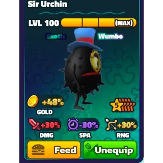 Wumbo Sir Urchin 5* Max
