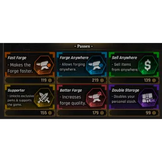 The Forge All Game Passes