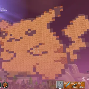 GIANT PIKACHU PIXEL ART