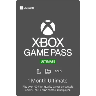 Xbox Game Pass Ultimate 1 Month GLOBAL (Read Description) | INSTANT DELIVERY