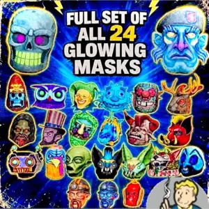 24 FASNACHT MASK SET