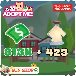 423 Age-Up Potion & 313k Bucks