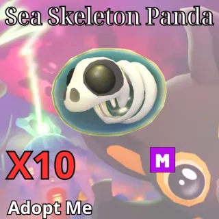 x10 Sea Skeleton Panda Mega 