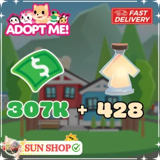 428 Age Up Potion & 307k Bucks