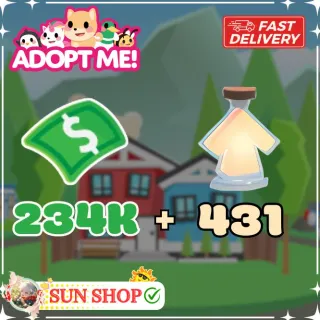 431 Age Up Potion & 234k Bucks