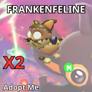 X2  NEON FRANKENFELINE