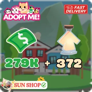 372 Age Up Potion & 279k Bucks