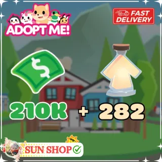 282 Age-Up Potion & 210k Bucks