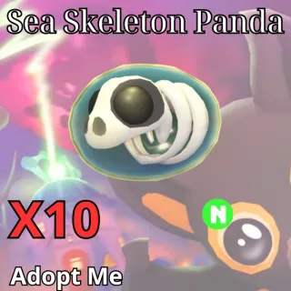 x10 Sea Skeleton Panda Neon 