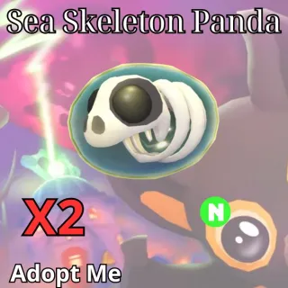 x2 Sea Skeleton Panda Neon 