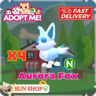 Neon Aurora Fox