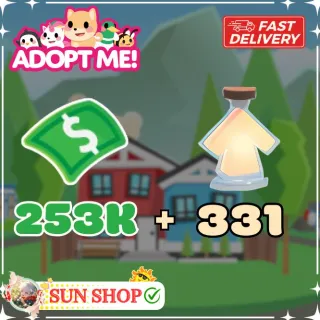 331 Age Up Potion & 253k Bucks