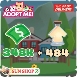 484 Age-Up Potion & 348k Bucks