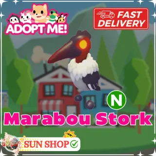 Marabou Stork Neon