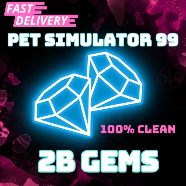 2B GEMS - Pet Simulator 99 Game Items - Gameflip