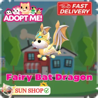 Fairy Bat Dragon + Gold Fairy Crown